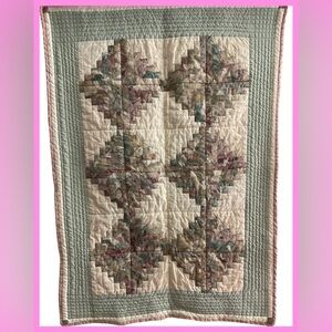 Floral Patchwork Quilt